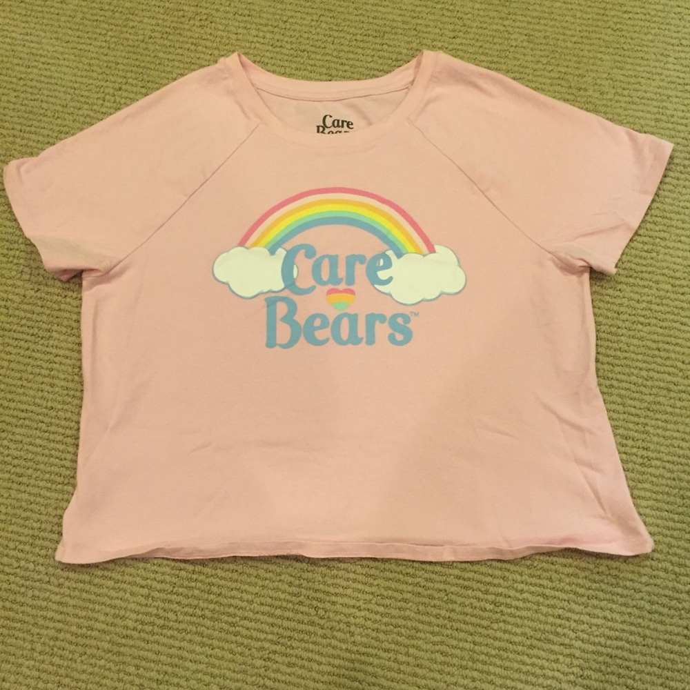 Care Bear Logo Shirt Soft Elastic Fabric